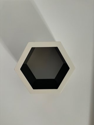 Set 3 Estantes Hexagonales Pared