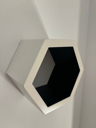 Set 3 Estantes Hexagonales Pared