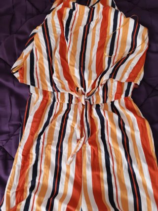 Mono corto Bershka rayas mujer