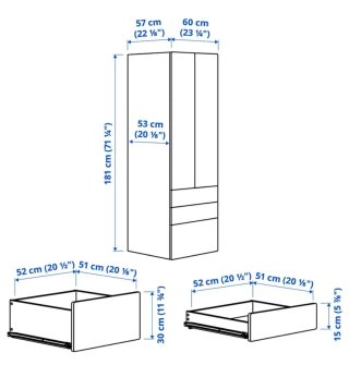 Armario IKEA SMASTAD / PLATSA