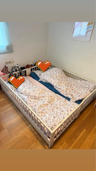 2 Camas Montessori Infantiles Blancas. Las dos €60