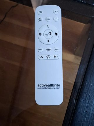 Lámpara ventilador de techo LED