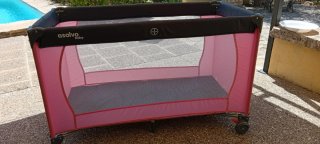 Cuna de viaje Asalvo Baby rosa