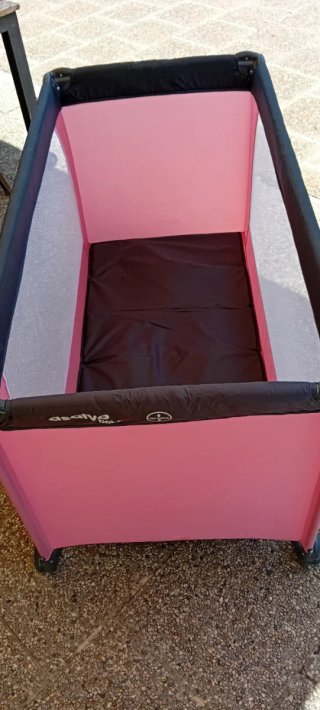 Cuna de viaje Asalvo Baby rosa