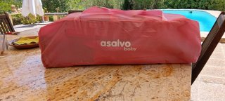 Cuna de viaje Asalvo Baby rosa