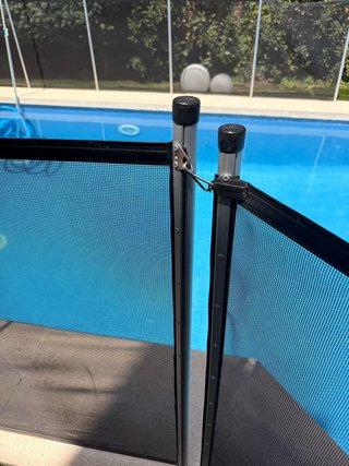 Valla Piscina Babysecure Negra/Azul