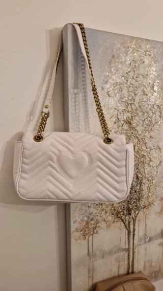 Borsa Gucci Marmont bianca