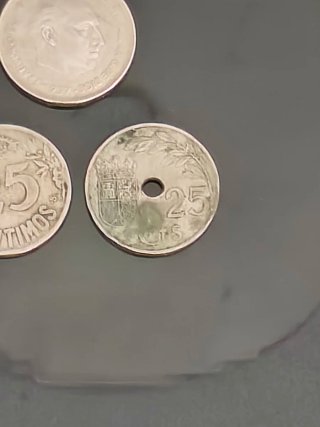 5 Monedas Españolas Franco 1957