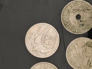 5 Monedas Españolas Franco 1957