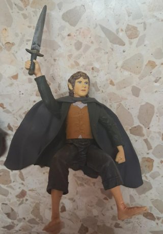 Figuras Merry y Pippin. El Señor de los Anillos.