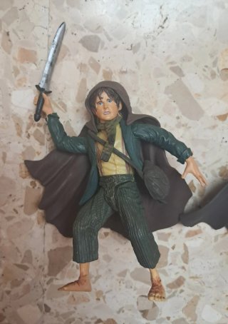 Figuras Merry y Pippin. El Señor de los Anillos.