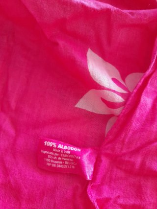 Pareo infantil Barbie rosa
