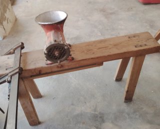 Máquina de embutir antigua.   (Alexanderwerk) Mod2