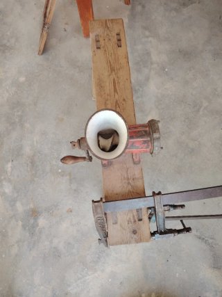 Máquina de embutir antigua.   (Alexanderwerk) Mod2