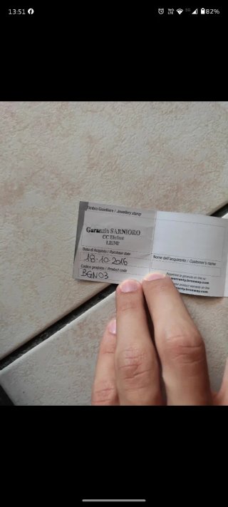 Collana Brosway Uomo Nuova con Cartellino