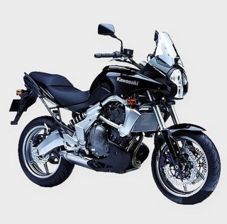 Conjunto herrajes soporte pantalla Kawasaki Versys