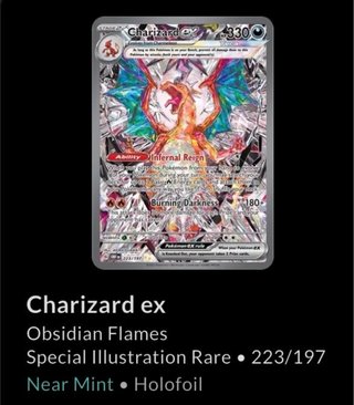 Charizard ex Obsidian Flames 223/197
