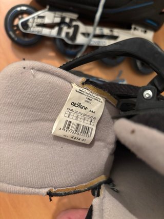 Patines línea Oxelo poco uso Talla 43 + rodilleras