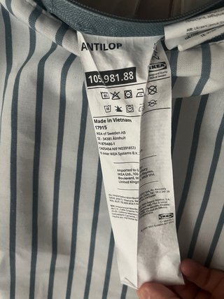 Funda y colchoneta trona Antilop IKEA