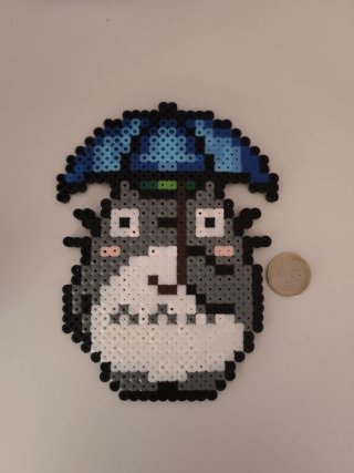 Figura Hama Beads Totoro