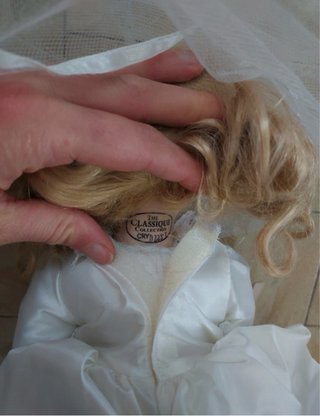 Bambola sposa vintage