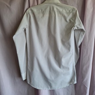 Camisa de vestir Diolen gris y blanca