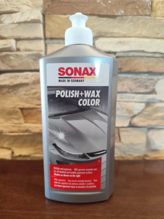 SONAX Polish+Wax Color Gris Cera NanoPro Pulimento