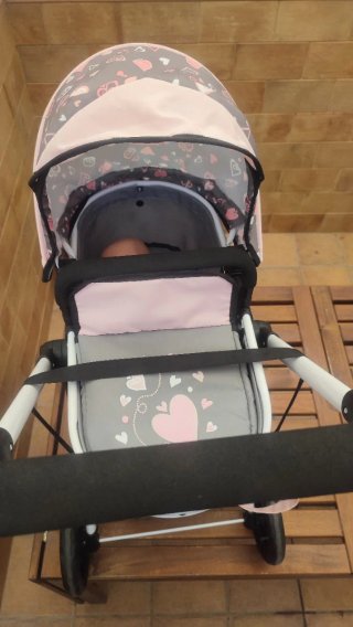 Carrito de bebé Bayer de juguete