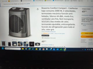 ​Calefactor Rowenta Instant Comfort Compact-2000 W