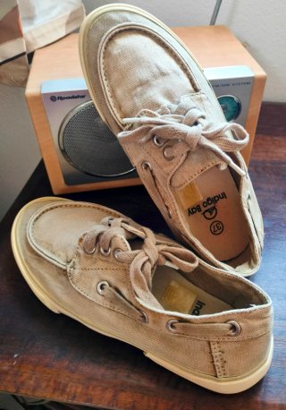 Sapatos Náuticos Indigo Bay Bege Tamanho 37