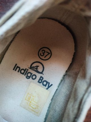 Sapatos Náuticos Indigo Bay Bege Tamanho 37