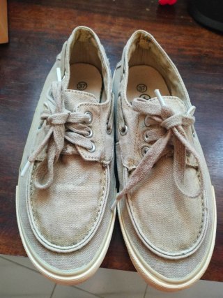 Sapatos Náuticos Indigo Bay Bege Tamanho 37