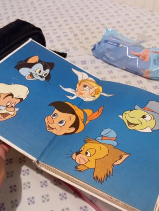 Libro PINOCHO Cine Disney TORAY