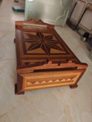 Caja joyero de taracea artesanal