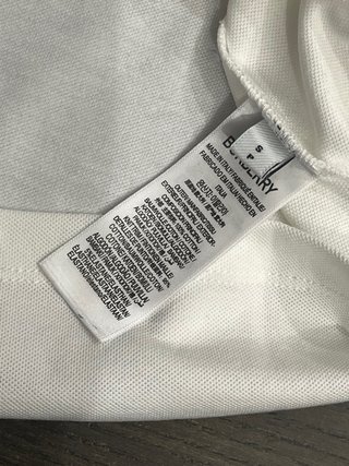 Polo Burberry London Beige/Bianco