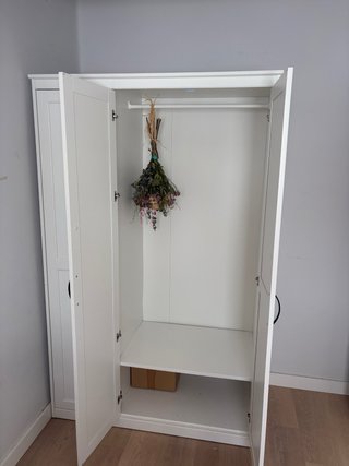 Armario Blanco Ikea 3 Puertas con Espejo