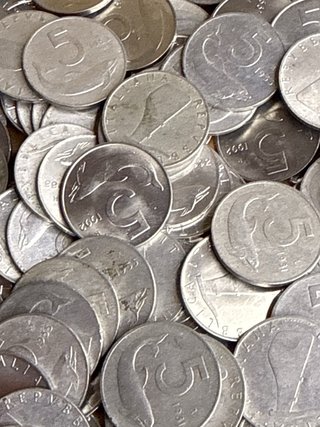 Monete 5 Lire Delfino