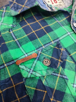 Camicia a quadri Under18 tg 10 anni