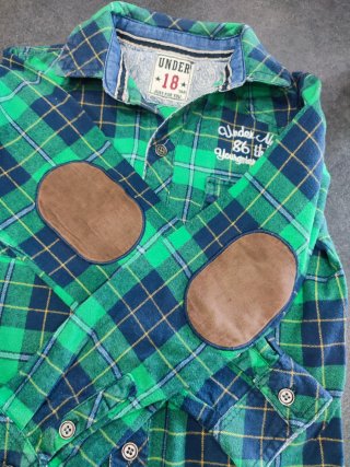Camicia a quadri Under18 tg 10 anni