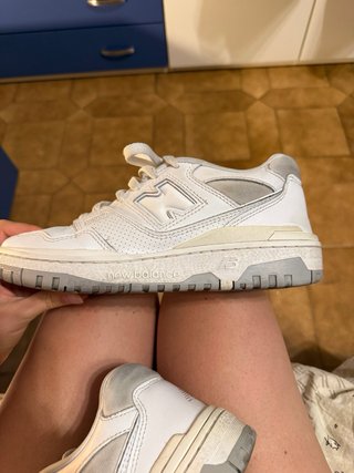 Scarpe New Balance 550 Bianche e Grigie