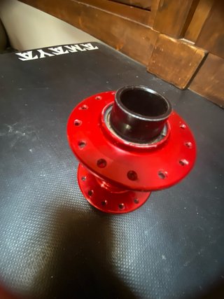 Buje delantero Hope Pro 4 rojo