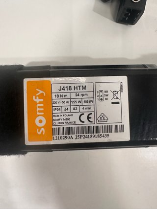 10 Motores Somfy J4 HTM + Accesorios