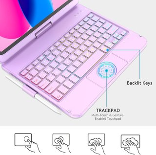 Funda Teclado KARFUN iPad 11Gen A16 + Metapen A8