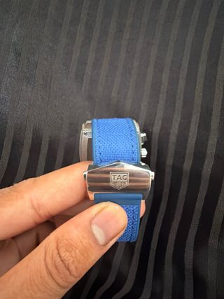 TAG Heuer Monaco Cronógrafo Azul/Plata
