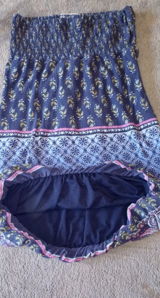 Vestido Boho Estampado Talla Única