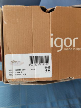 Zapatillas Igor Loneta Talla 38 Color Hielo