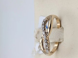 Anillo Oro 14k con Diamantes