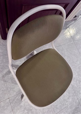 Silla de escritorio con ruedas verde