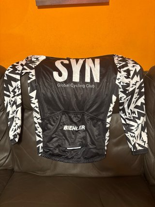 Conjunto Ciclismo SYN Negro Blanco 2XL