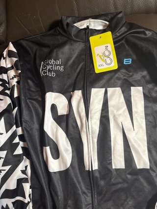 Conjunto Ciclismo SYN Negro Blanco 2XL